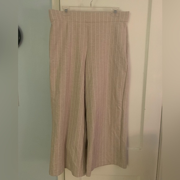Jones New York Pants - Jones & Co Jones New York Crop Wide Leg High Rise Ponte Pants Size L